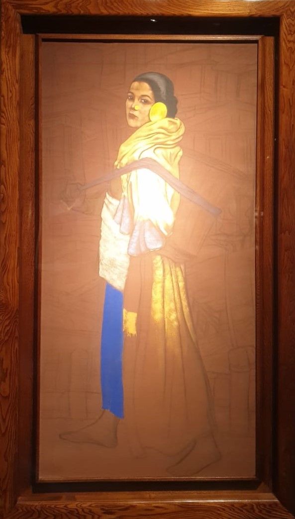 Святослав Рерих Портрет индийской женщины, 1920-е годы