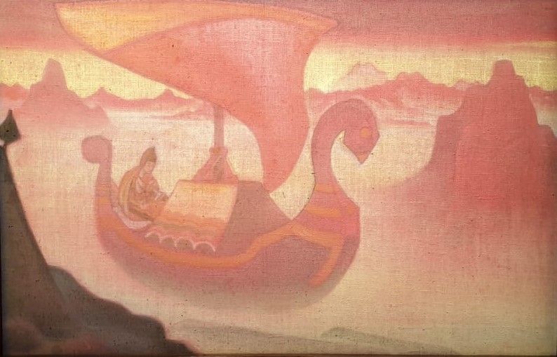Николай Рерих Неведомый певец, 1920