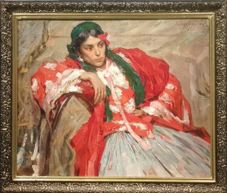 Николай Харитонов Цыганка 1908 холст, масло