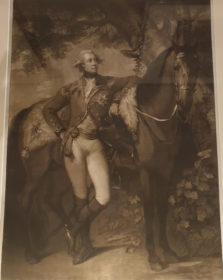 Джон Рафаэль Смит Портрет Георга, принца Уэльского, 1783 по картине Томаса Гейнсборо (1727-1788) бумага, меццо-тинто