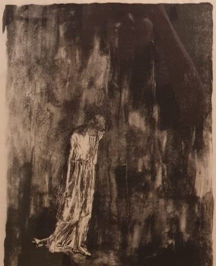 Этель Леонтин Габейн Si l'amour s'egare ici-bas (Если любовь сбивается с пути) 1920 ,бумага, литография