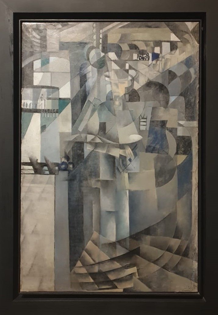 Казимир Малевич Жизнь в большой гостинице 1913-1914 холст, масло