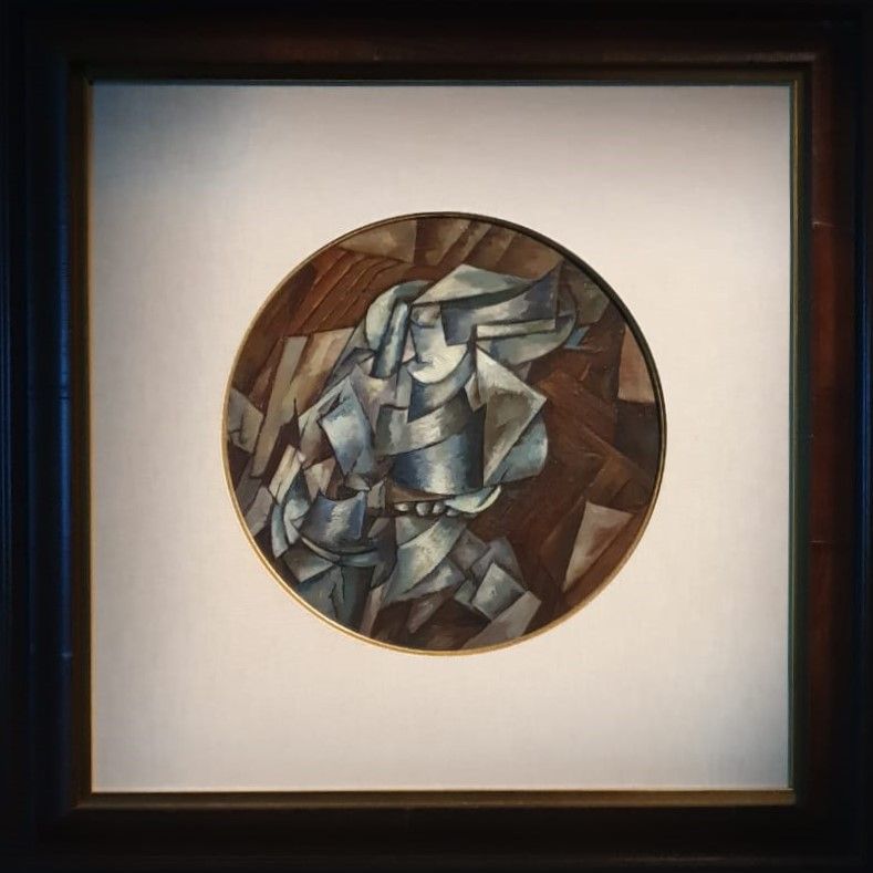 Александр Шапошников Кубистическая композиция 1921 доска, масло