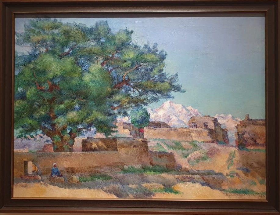 Василий Рождественский 300-летний чинар 1929 холст, масло