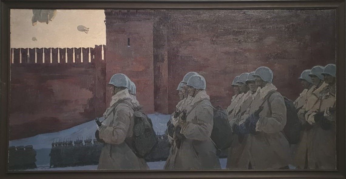 Алексей Михайлов В трудный час 1965 холст, масло