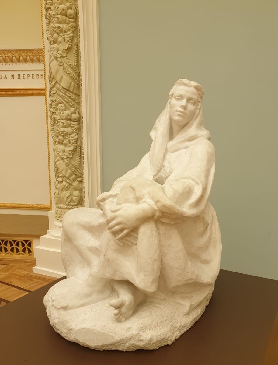 Белашова Е.Ф. Мечтания 1957 мрамор белый