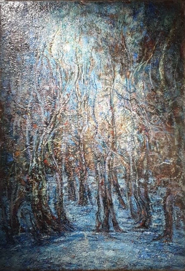 Н.М.Гущин Сказочный лес холст, масло