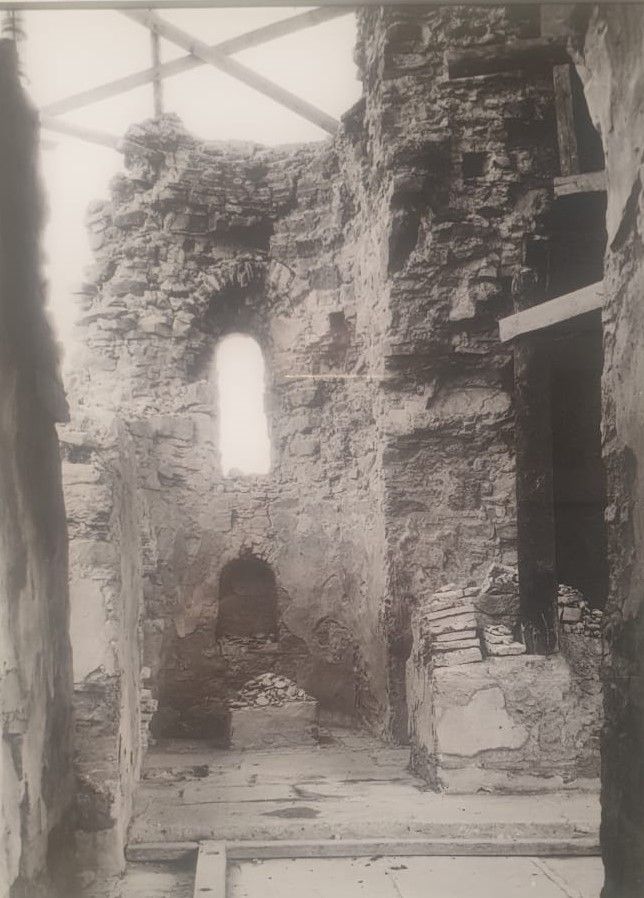 Церковь Спаса Преображения на Нередице Фотография 1947 копия