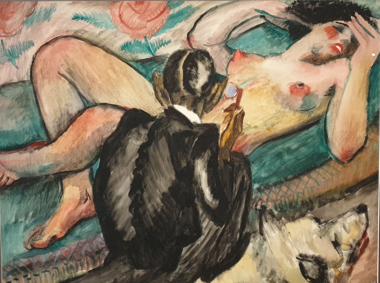 Сергей Кольцов. Дипломатическая работа. 1928-1930  бумага на картоне, акварель, гуашь, тушь