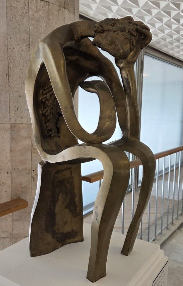 Христос с темнице. 1987 бронза