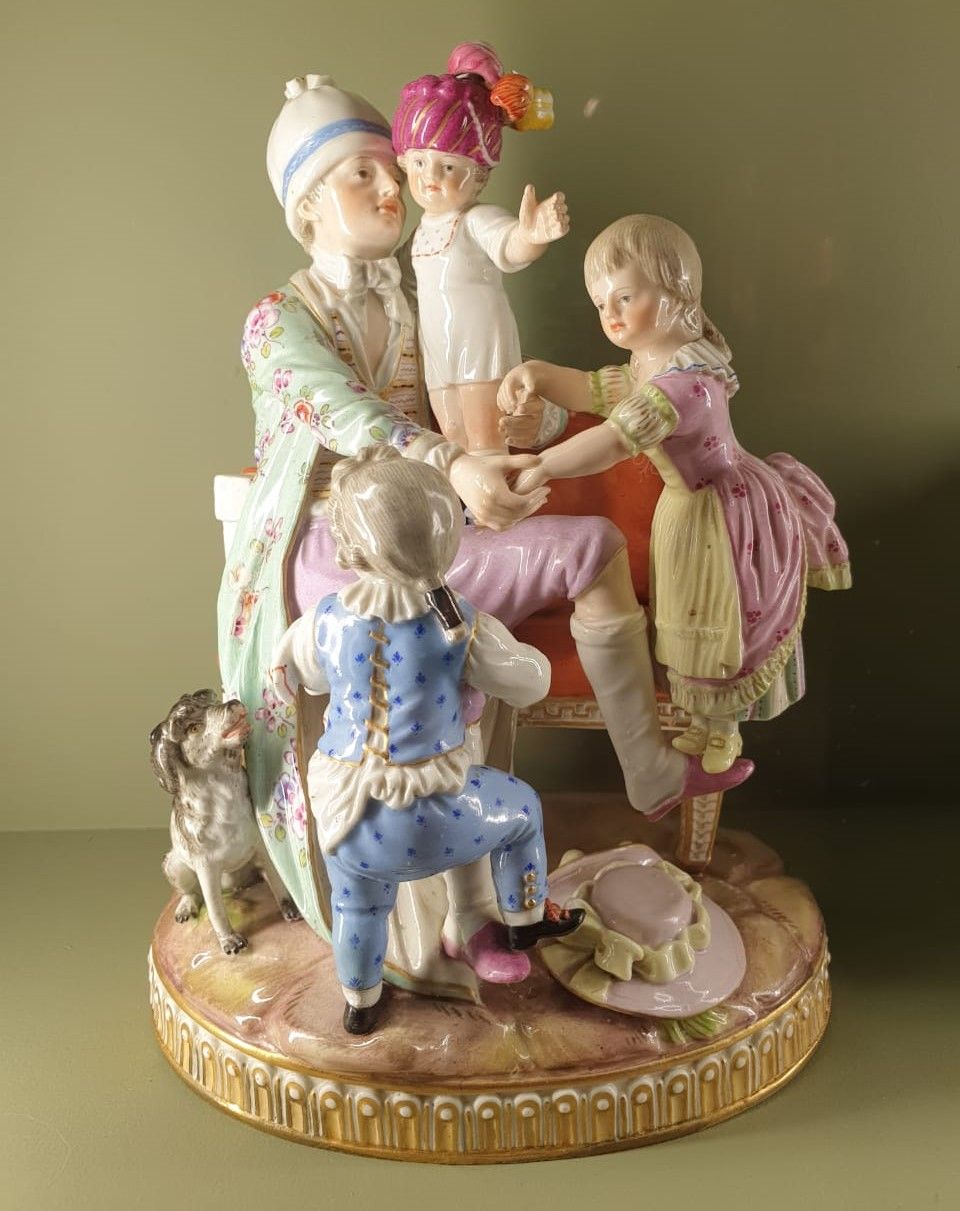 Добрый отец. Германия, мануфактура Мейсен, 1780-е. фарфор, роспись надглазурная