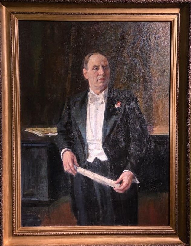 Герасимов Александр Михайлович (1881-1963) Портрет Н.С.Ханаева. Холст, масло
