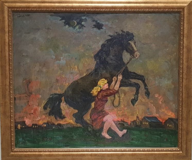 Владимир Переяславец. 22 июня 1941 года. 1950 холст, масло