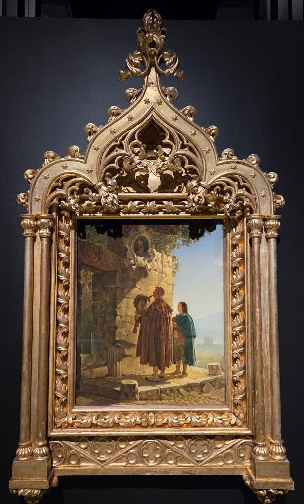 Пифферари перед образом Мадонны. 1825 холст, масло