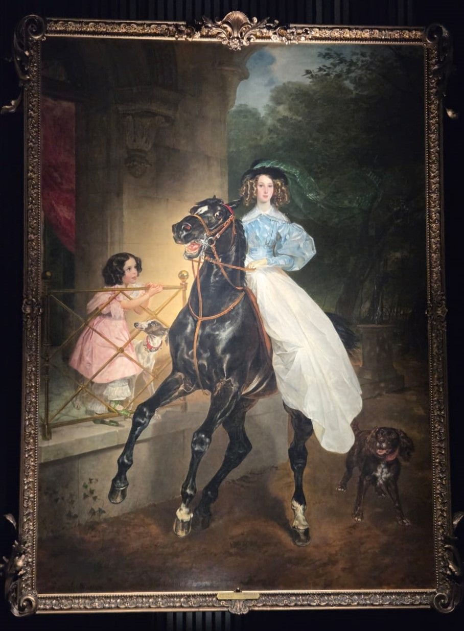 Всадница. 1832. холст, масло