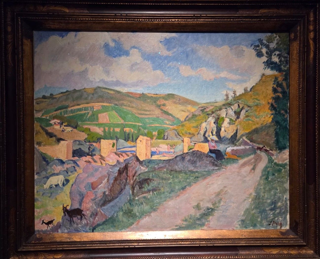Жан Пюи. Руины римского моста в Сен-Морис. 1909. холст, масло