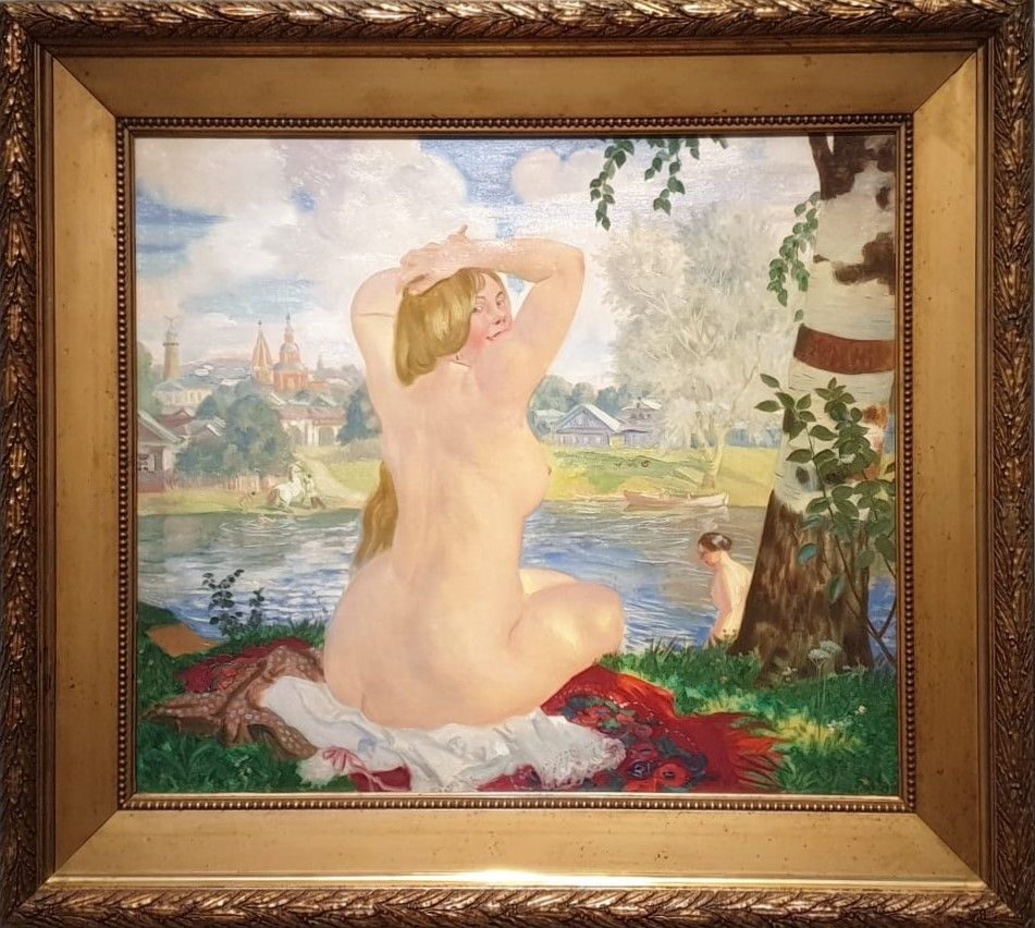 Купальщица 1921 холст, масло