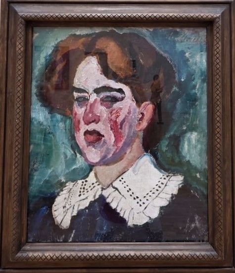 Портрет Е.И.Киркальди. 1910 холст, масло