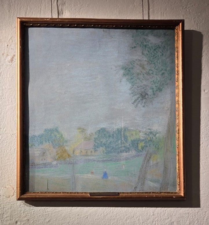 Гончарова Н.С. Пейзаж. 1904. бумага, смешанная техника