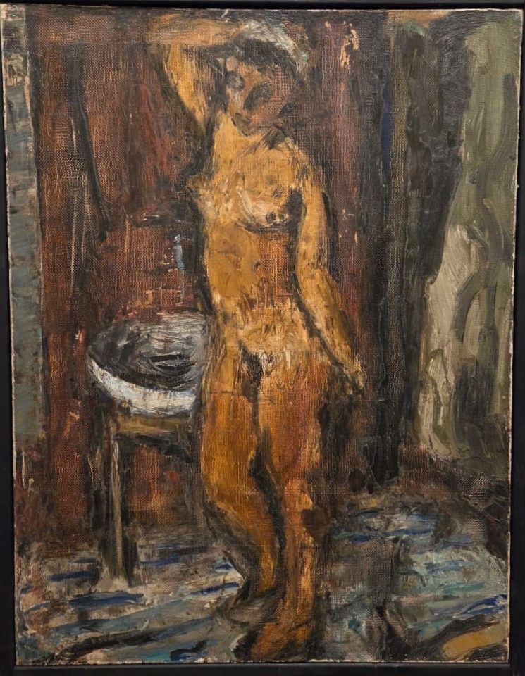 Бёхово. Туалет. Обнаженная. 1958 холст, масло