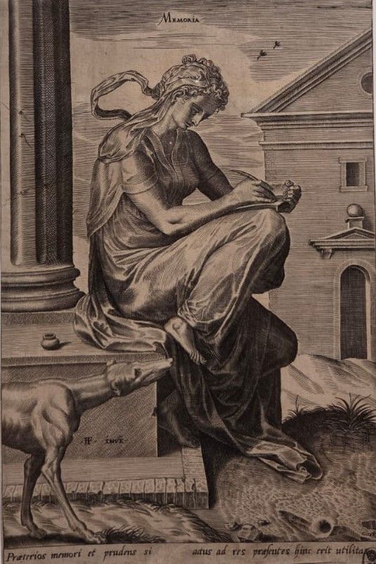 Корнелис Корт. По рисунку Франса Флориса де Вриндта Память 1560 гравюра резцом