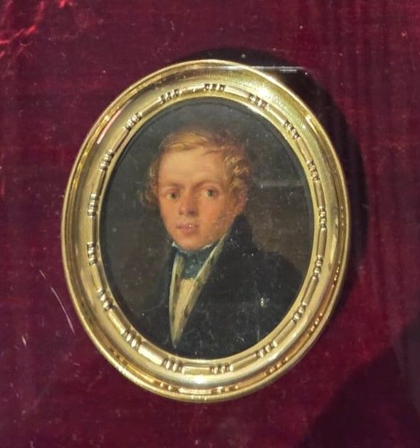 Кузьма Макаров. Портрет И.К.Зайцева 1825 Папье-маше, масло, лак