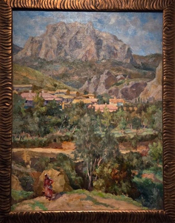 Александр Осмеркин Крым. Татарская деревня. 1938 Государственный музей А.С.Пушкина