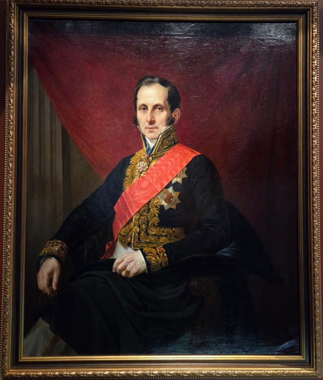 Портрет С.С.Уварова К.Я.Каневский около 1844 г. холст, масло