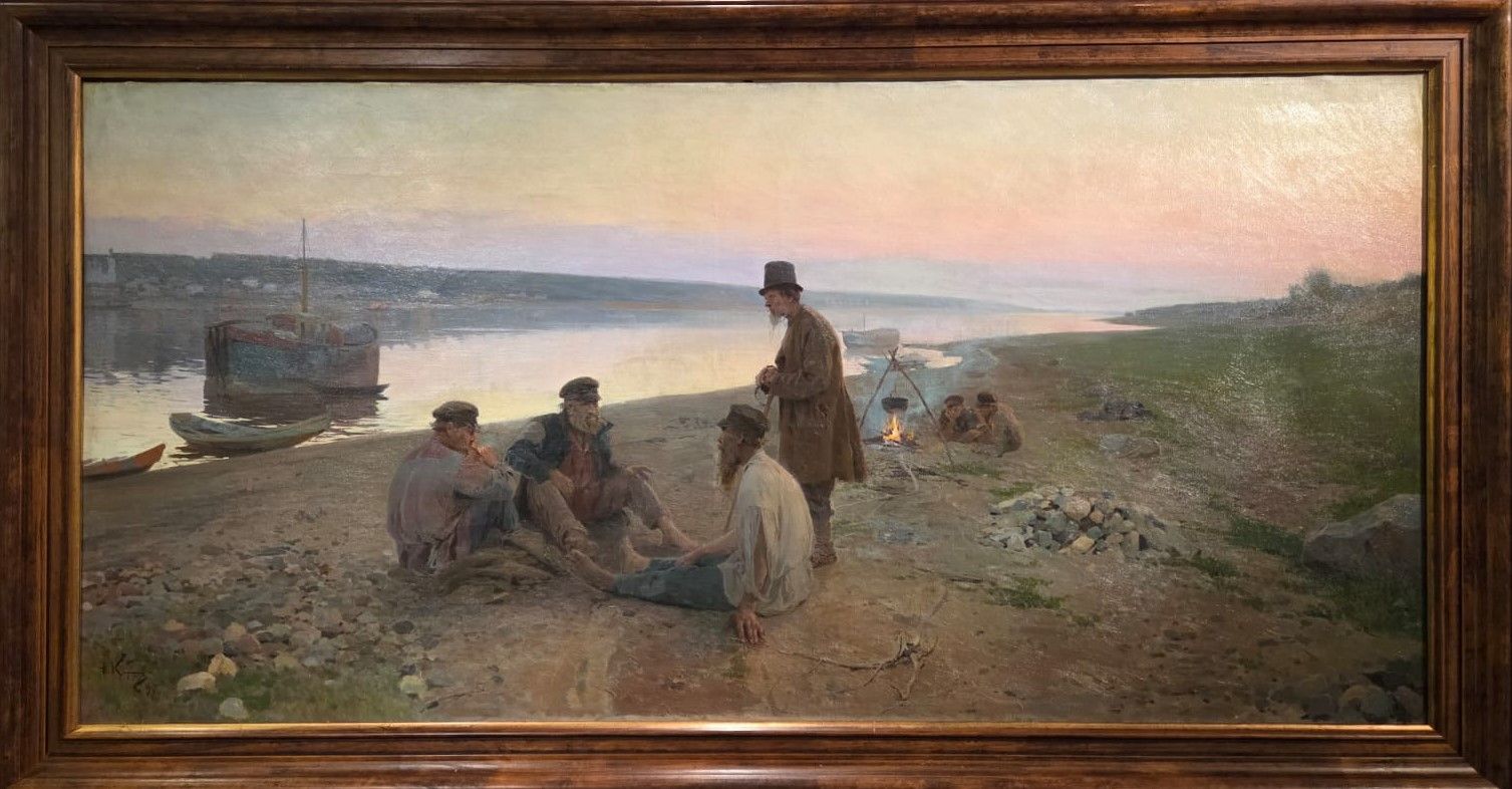 Алексей Корин Бурлаки. 1897 холст, масло