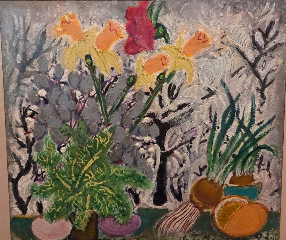 Т.А.Маврина Пасха. 1993 бумага, белила, гуашь, акварель, темпера