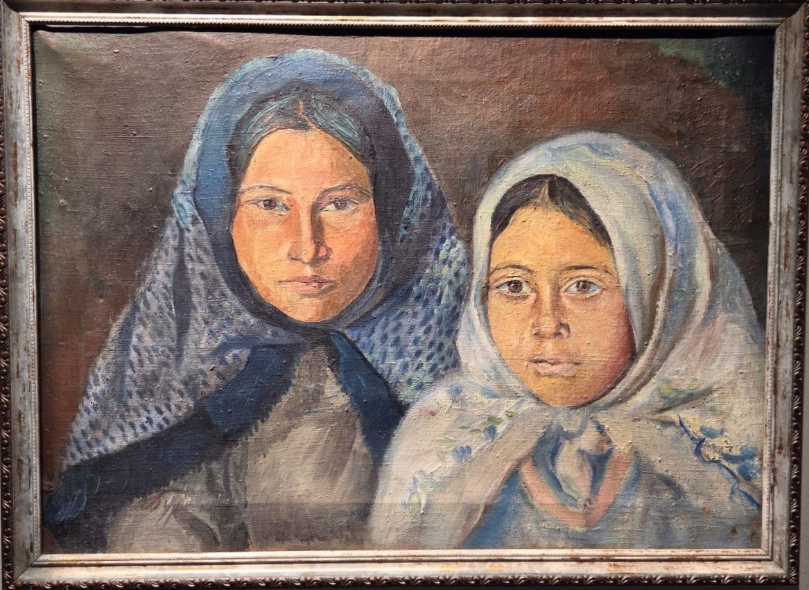 Д.Д.Бурлюк Две татарки 1915-1918 холст, масло
