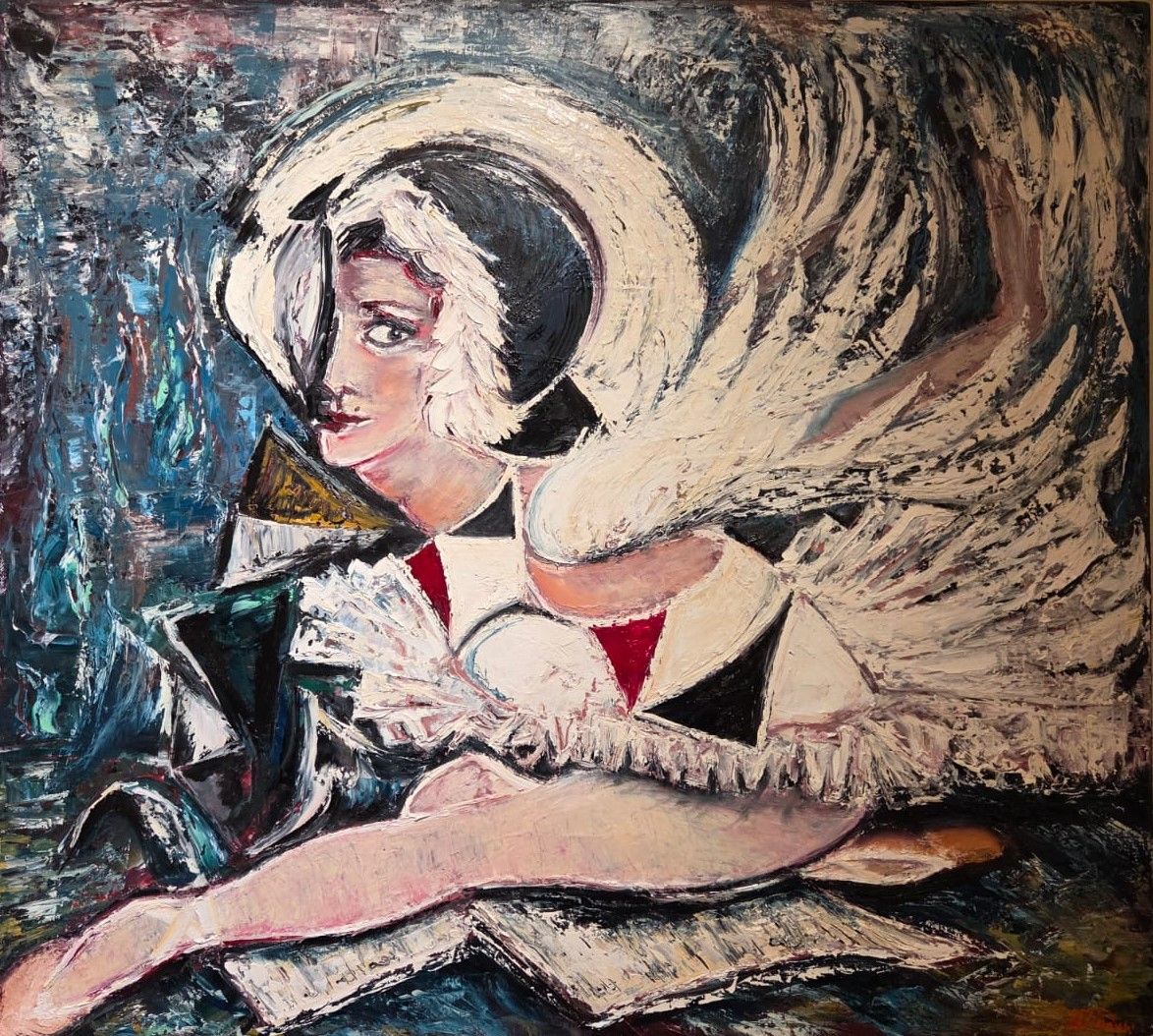 Вера Гвильдис. Майя. Лебедь. 2025 холст, масло