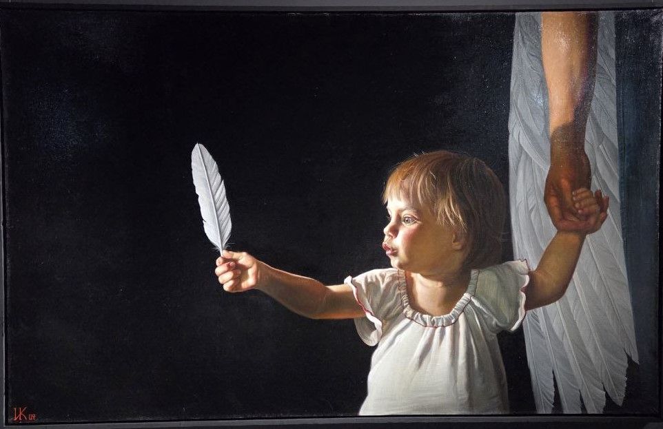 Перо. 2009 холст, масло
