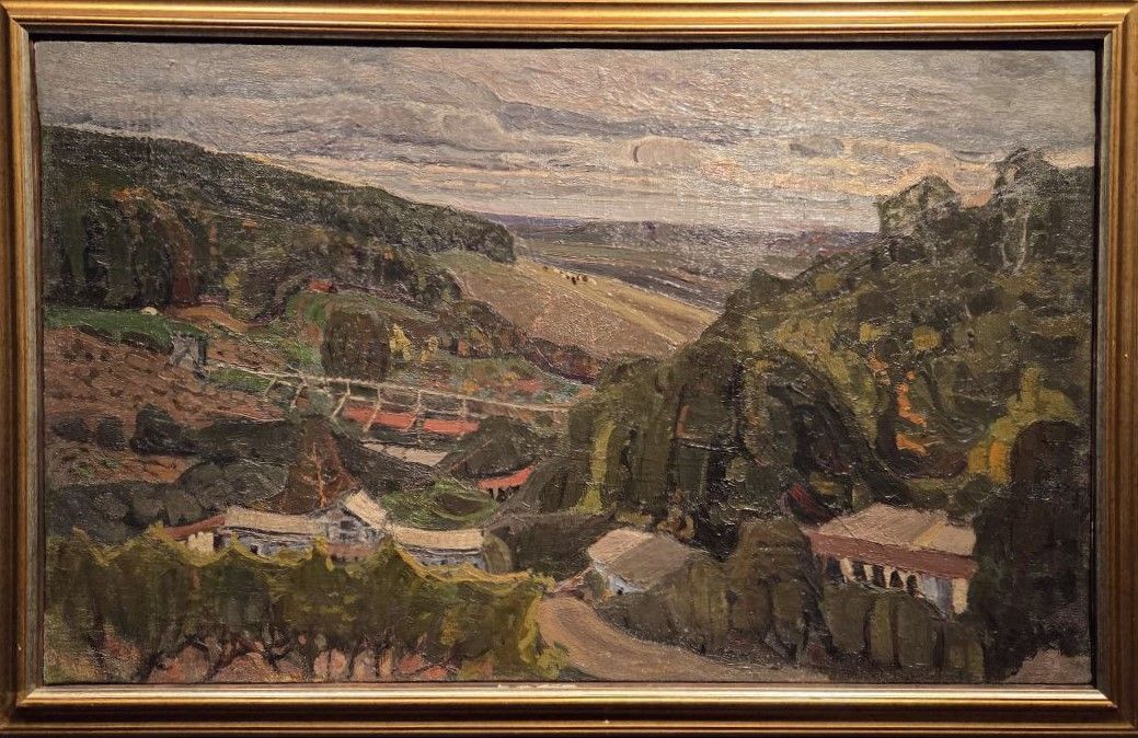 Александр Савинов Дачные места под Саратовом 1906-1907 холст, масло
