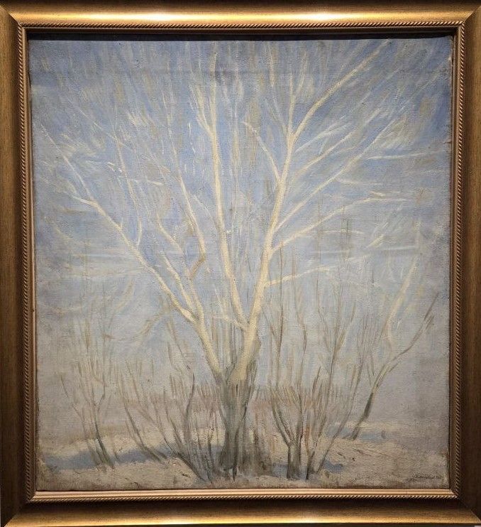 Борис Мидлвидов Зима 1926 холст, масло