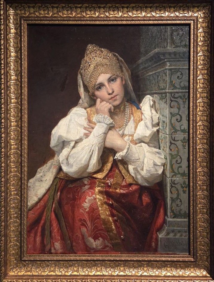 Фирс Журавлёв. Боярышня. 1896 холст, масло