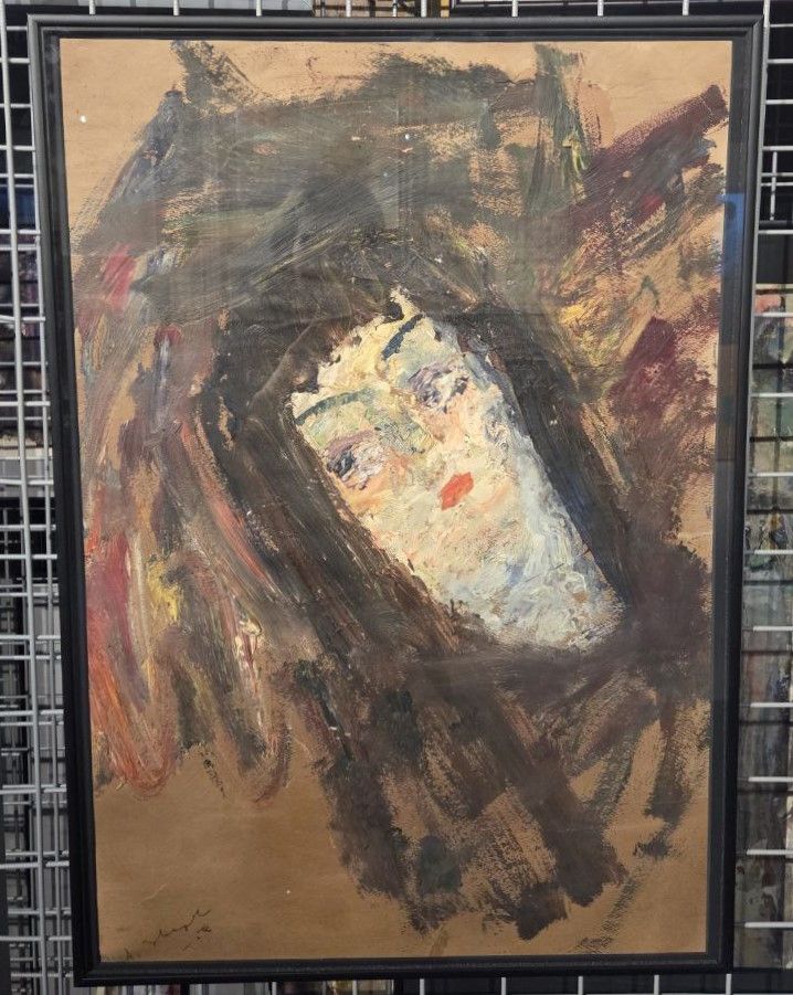 Портрет Лили. 1958. Картон, масло. 59×41