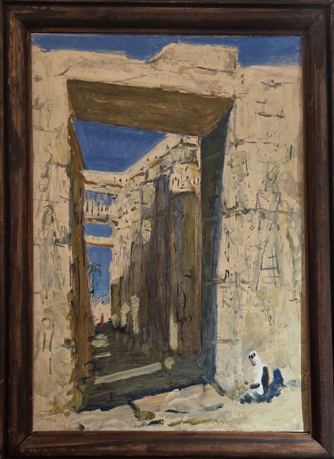 Ромадин Н.М. Карнак. 1958 бумага на картоне, масло