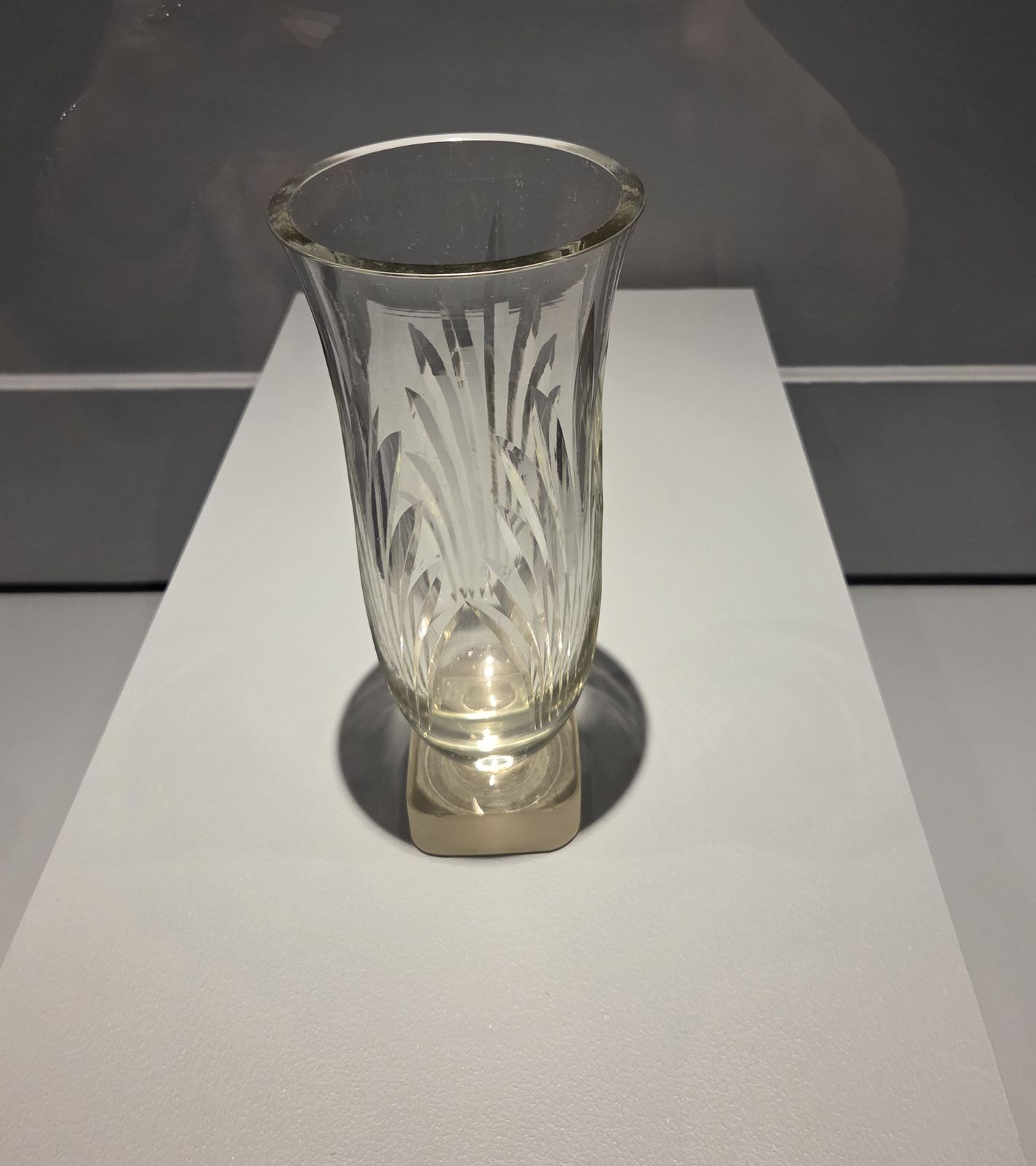 Вера Мухина Лотос 1930 хрусталь, выдувание, гравировка