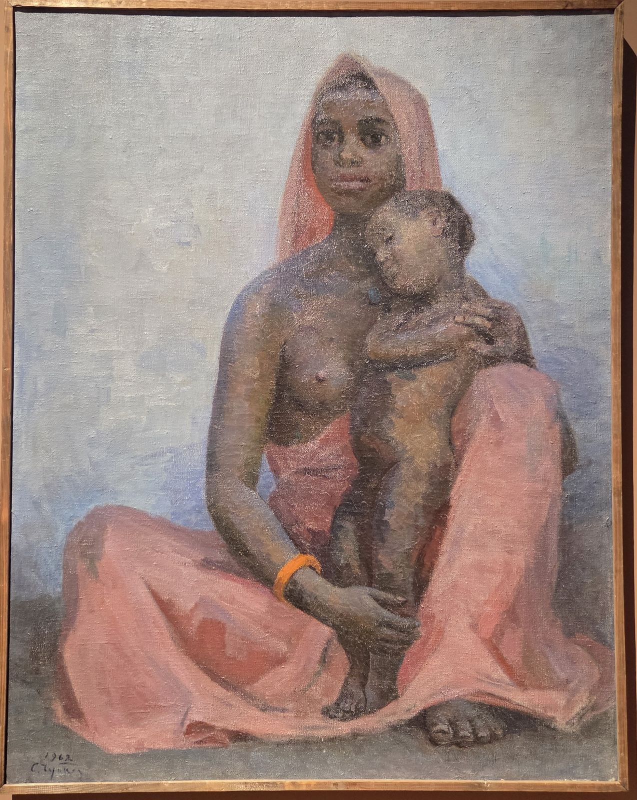Чёрная мадонна 1962 холст, масло