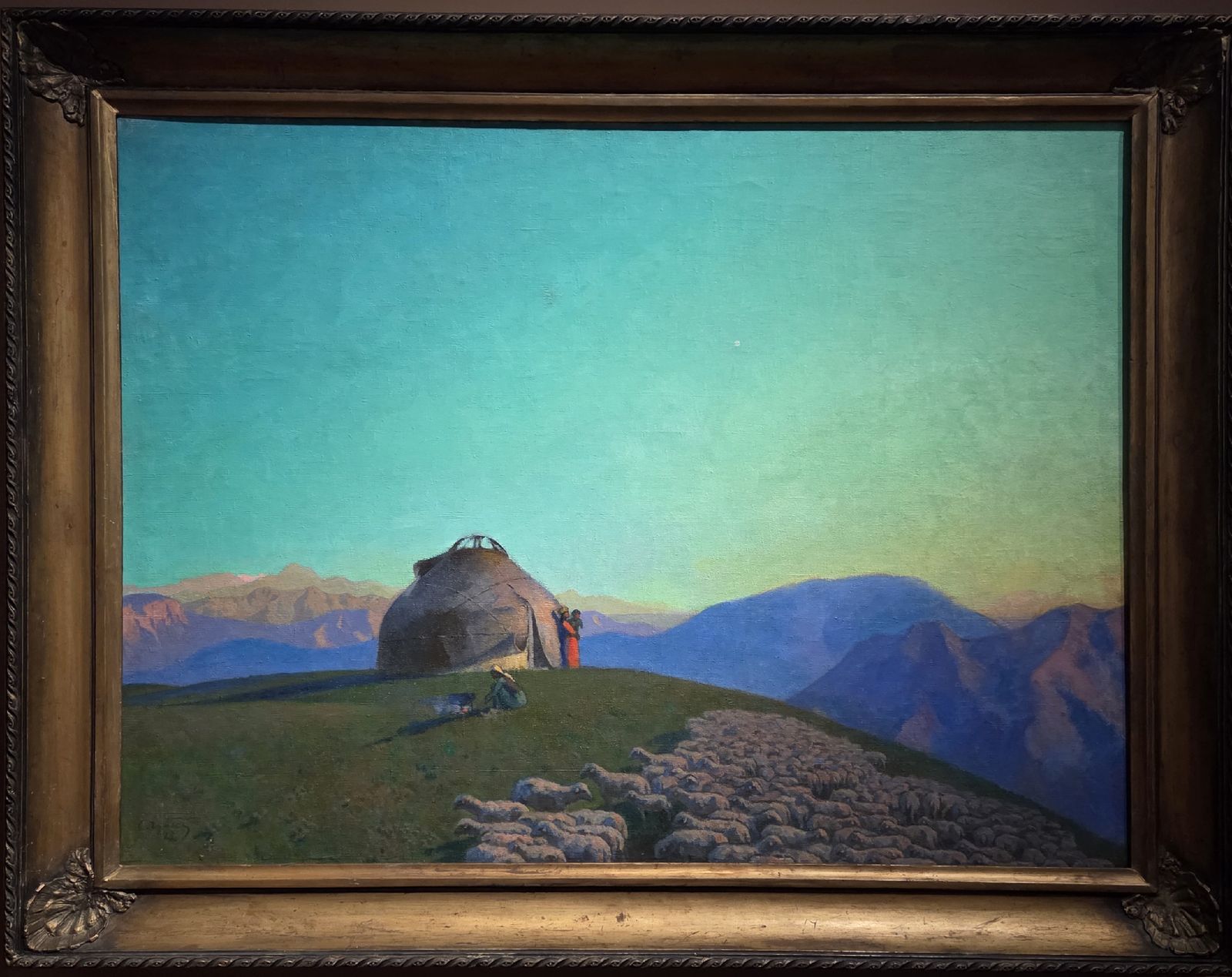 Прикосновение к вечности. 1972 холст, масло