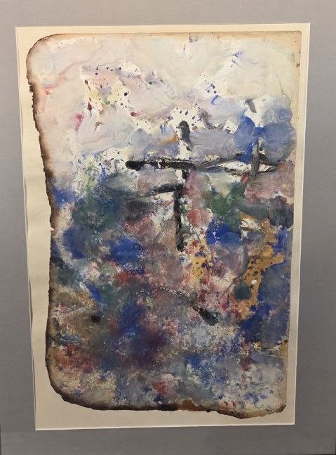 Крест. 1957. Гуашь на бумаге. 70,5х49