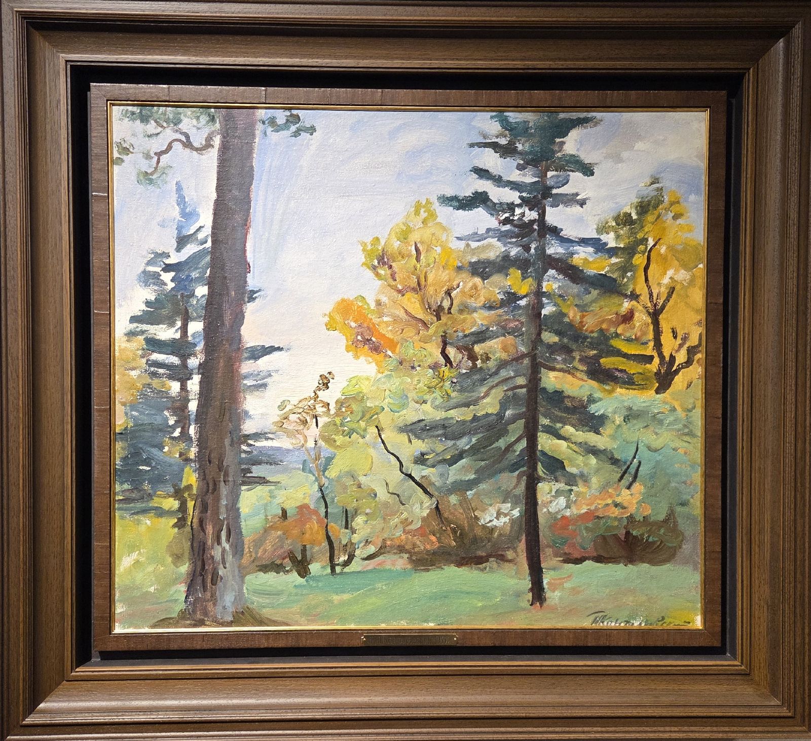 Кончаловский П.П. Осенний пейзаж 1935 г. холст, масло