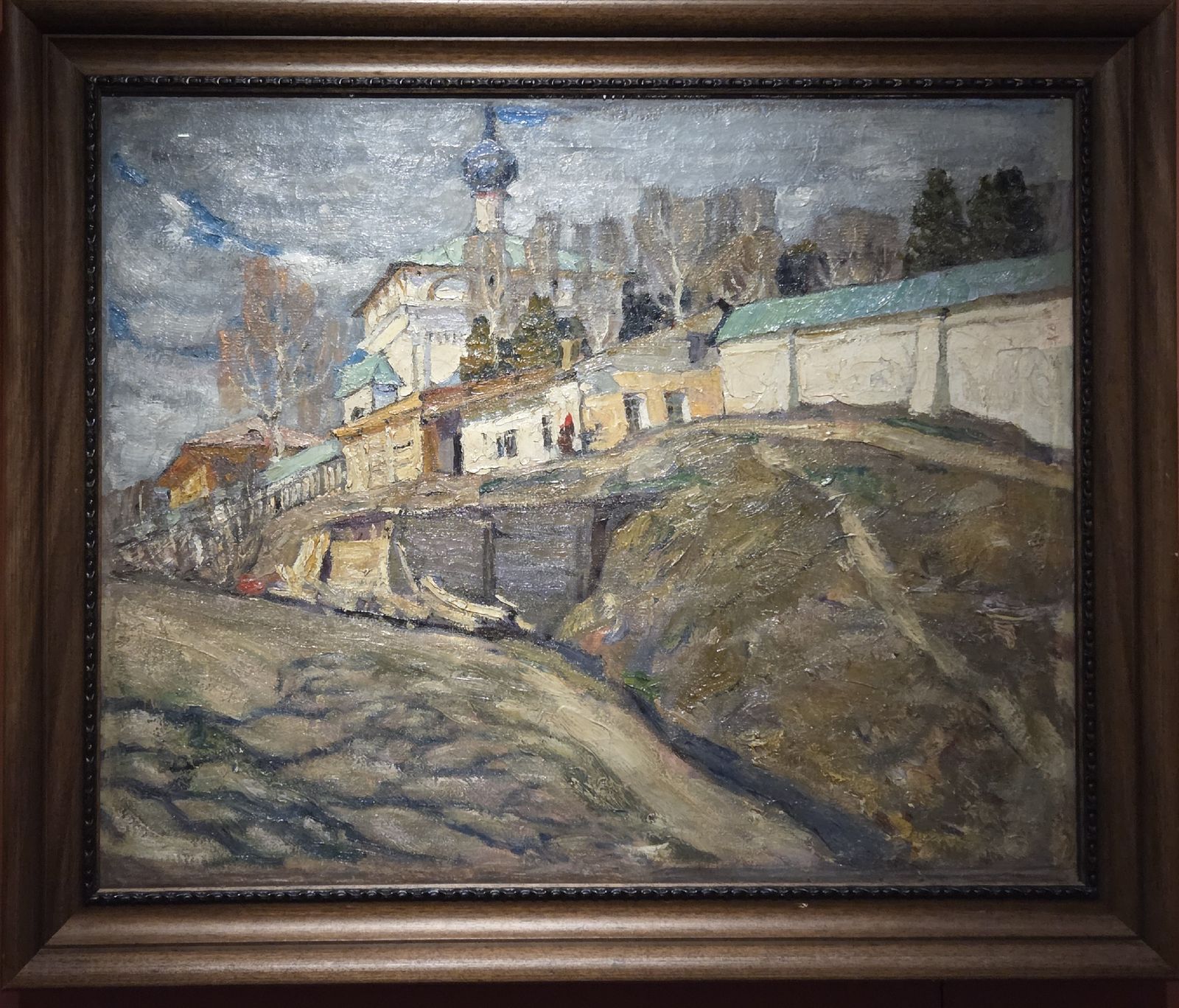 А.В.Исупов. Монастырь. Вятка 1910 холст, масло