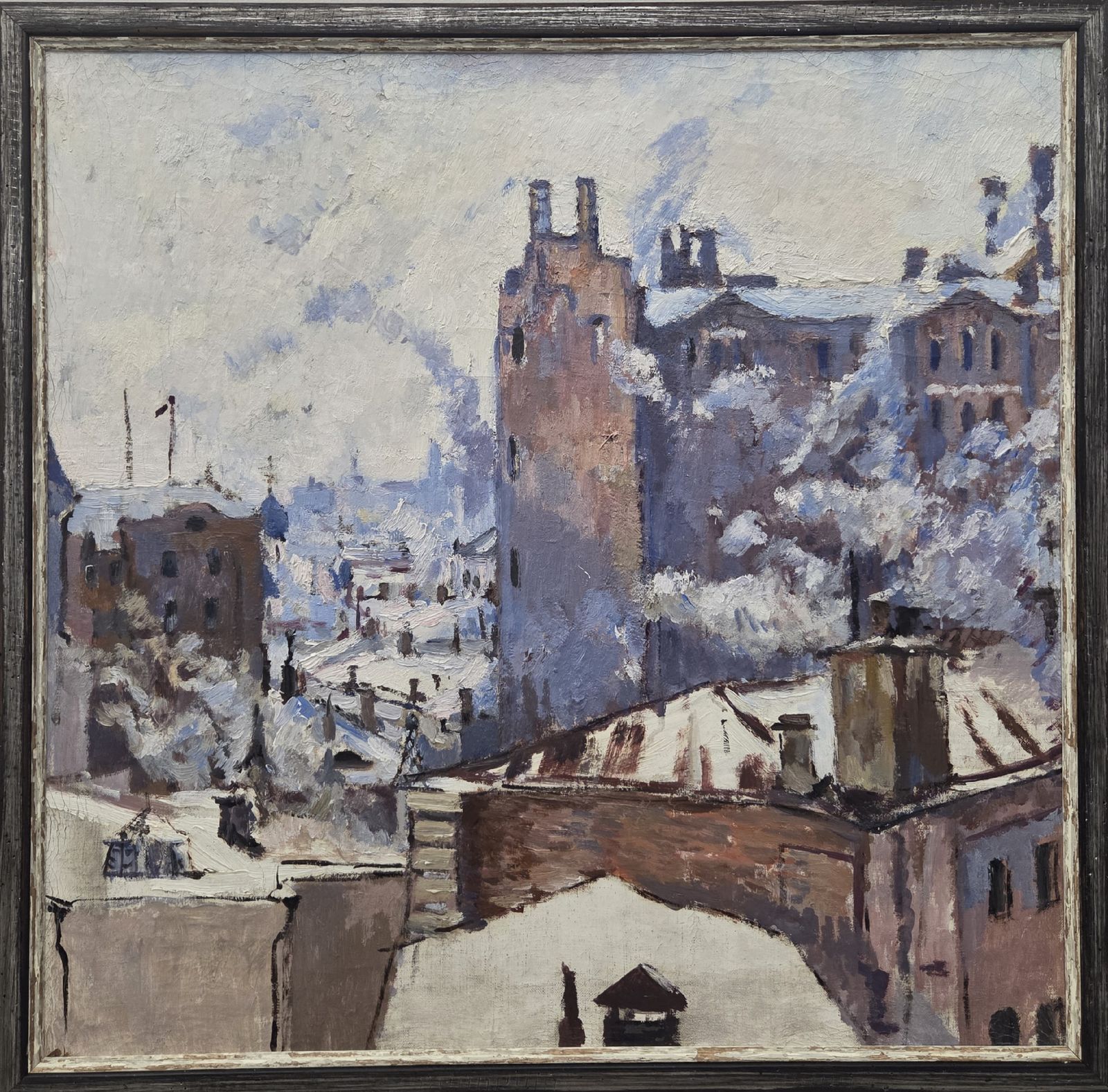 Константин Истомин. Московский переулок 1926 холст, масло