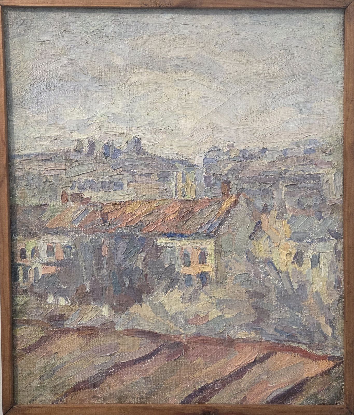 Вера Хлебникова. Московский осенний мотив. 1937-1938 холст, масло