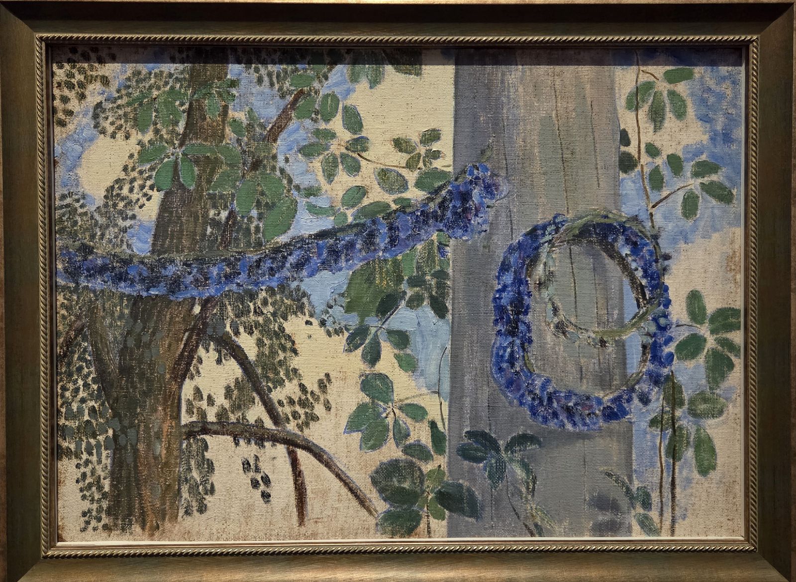 Венки васильков. Этюд для неосуществленной картины 1905 холст, масло