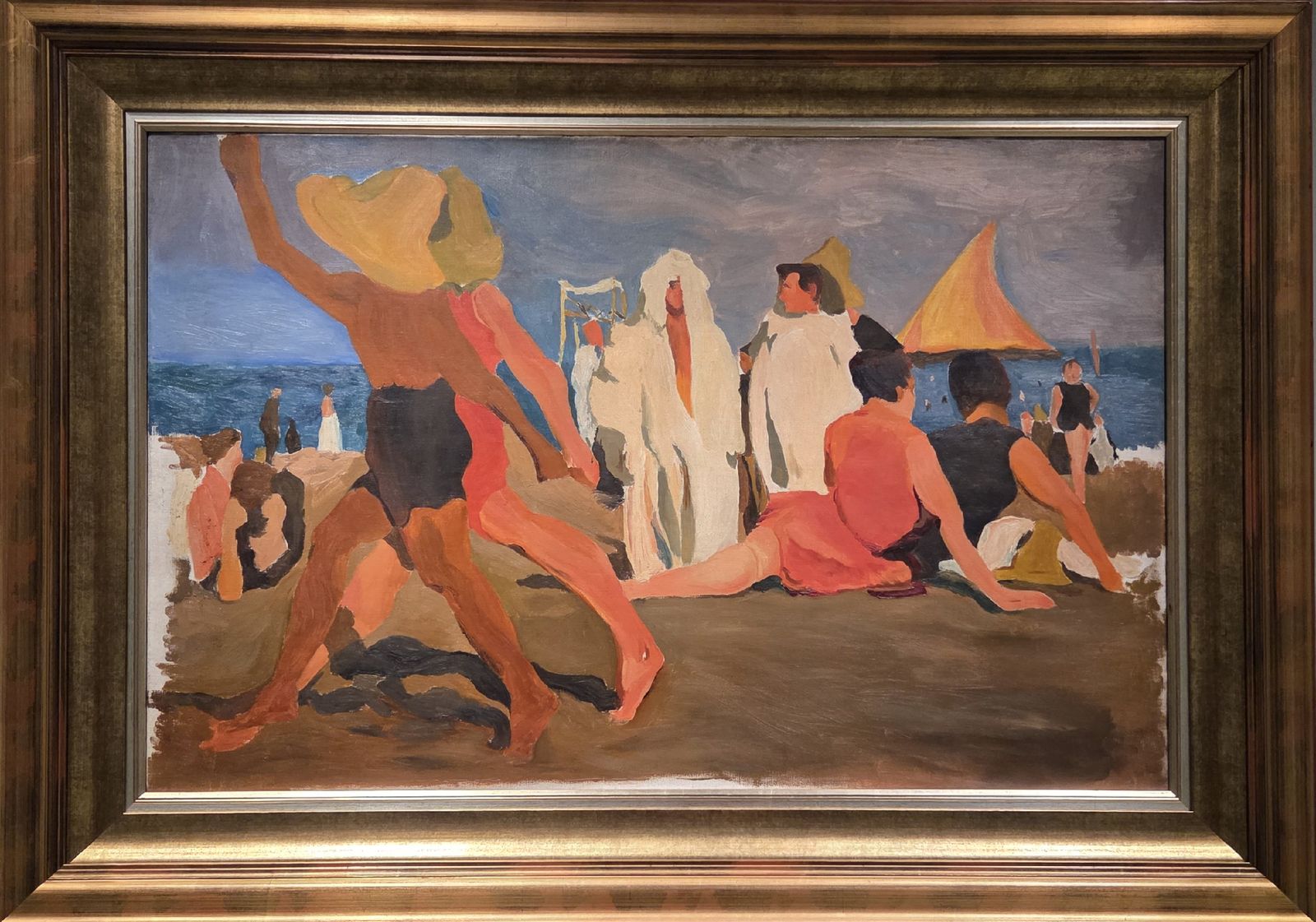 Лев Бакст. Купальщики на Лидо. Венеция. 1909 холст, масло