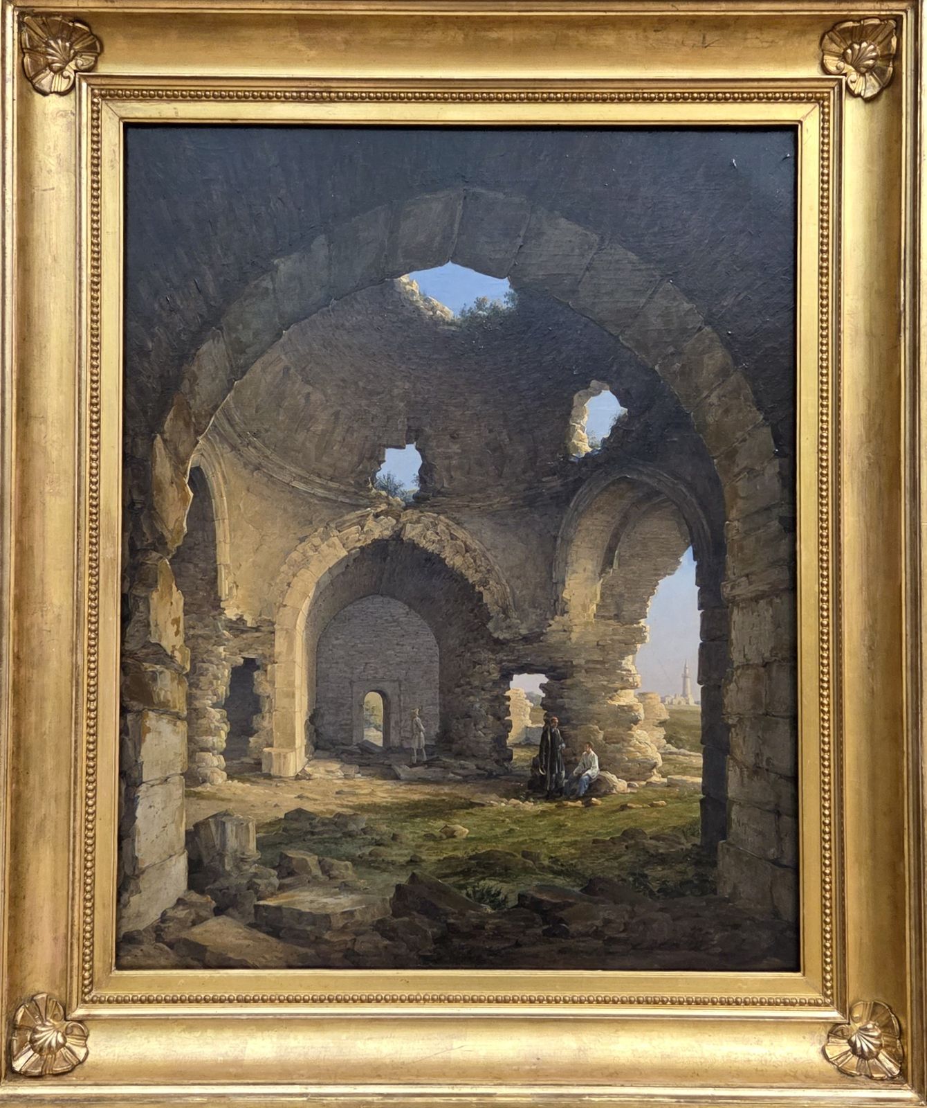 Никанор Чернецов. Руины в Болгарах 1839 холст, масло