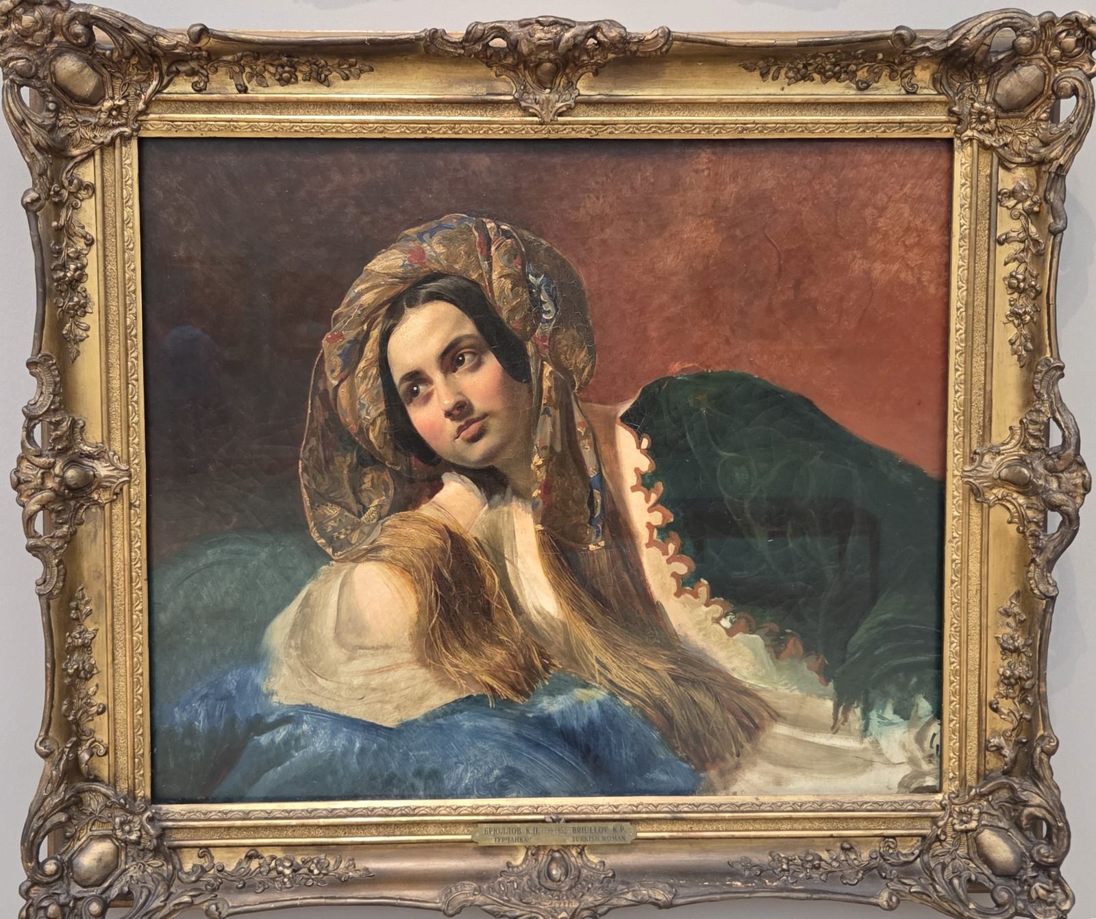 Карл Брюллов. Турчанка. картина не окончена. 1837-1839 холст, масло
